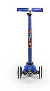 Trotineta Micro Maxi Deluxe LED Blue