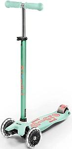 Trotineta Micro Maxi Deluxe LED Mint