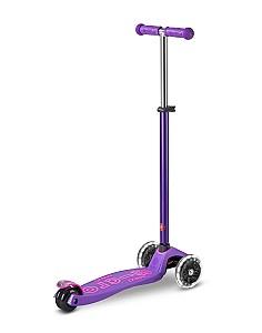 Trotineta Micro Maxi Deluxe LED Purple