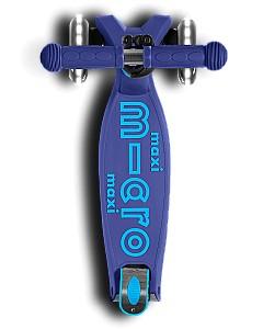 Trotineta Micro Maxi Deluxe Foldable LED Navy