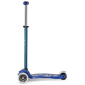 Trotineta Micro Maxi Deluxe LED Blue White