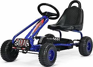 Kart cu pedale Costway TY327797BL Blue/Black