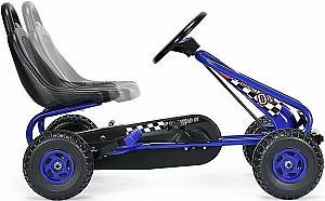 Kart cu pedale Costway TY327797BL Blue/Black
