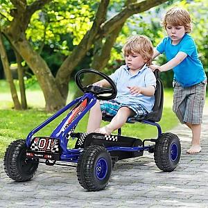 Kart cu pedale Costway TY327797BL Blue/Black