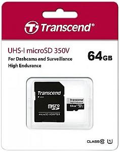 Card memorie Transcend MicroSDXC Class 10 (TS64GUSD350V)