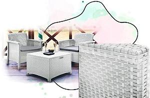 Set mobila de gradina BICA Venezia Terrace Alb