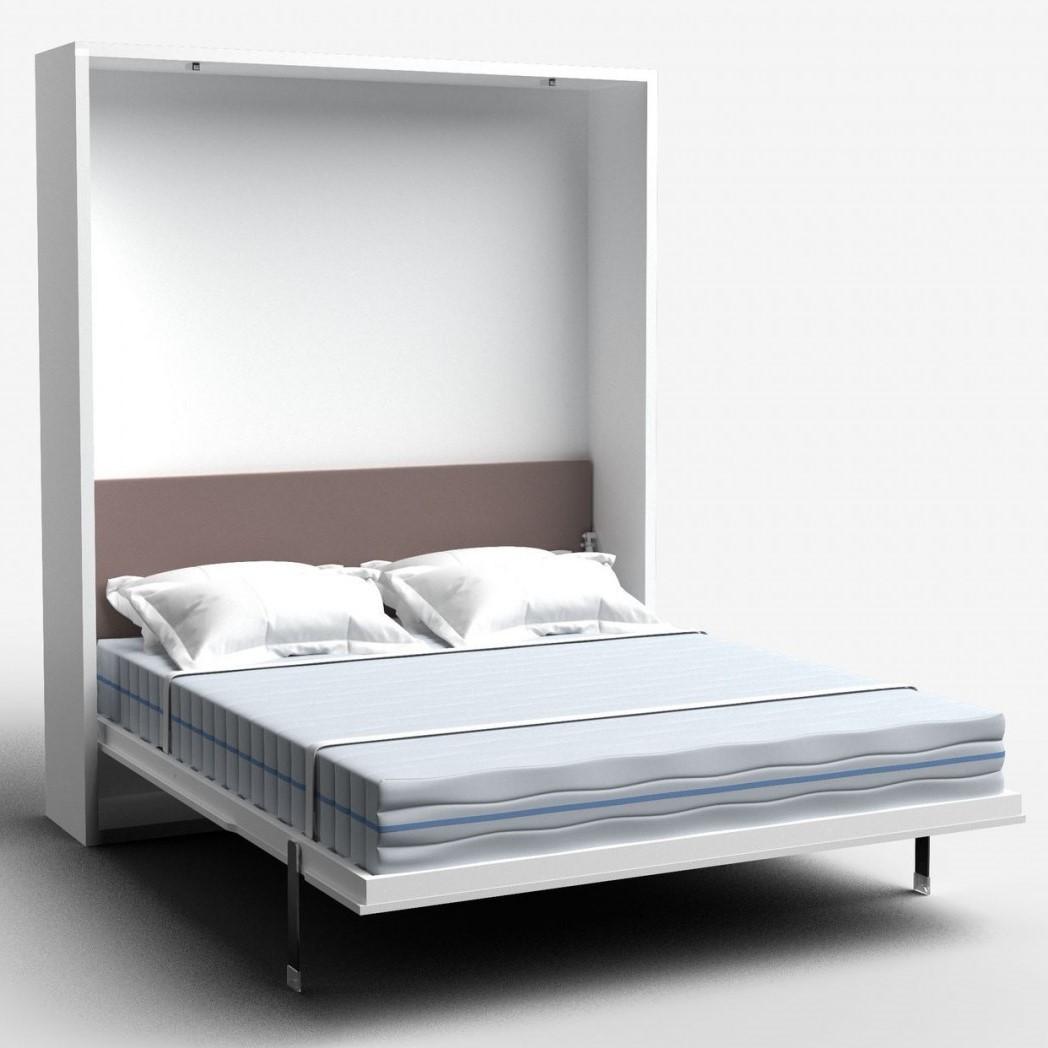 Pat rabatabil Flat Compatto 160x200 Alb