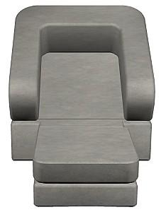 Canapea transformabila TIARA Terra Plus 1 Gri Deschis