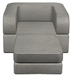 Canapea transformabila TIARA Terra Plus 1.2 Gri Deschis