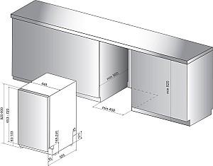 Masina de spalat vase incorporabilă Whirlpool WSIP 4O33 PFE