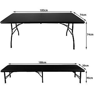 Set mobila de gradina Malatec Folding (Black)
