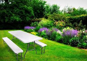 Set mobila de gradina Gardlov 3257 Alb