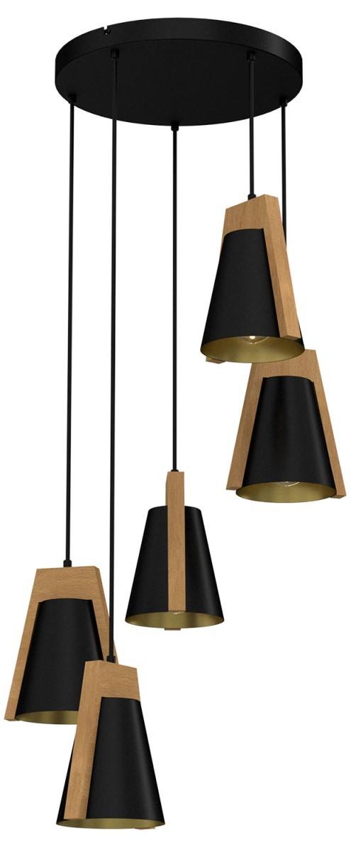 Lustra Luminex PLU-03722 Negru