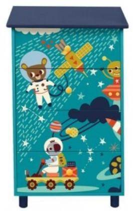 Comoda copii U-Grow Explorează universul (UMC03-UNV)