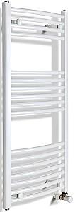 Uscător de prosoape Radiva Haiti Curved White 400x700