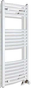 Uscător de prosoape Radiva Haiti Curved White 500x600