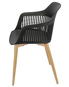 Scaun terasa Jumi Cornido (SD-271067) Negru/Lemn