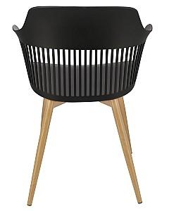 Scaun terasa Jumi Cornido (SD-271067) Negru/Lemn
