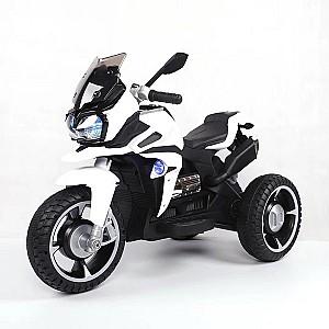 Tricicleta electrica copii Essa Toys Motocicletă (Albă)