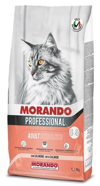 Hrana uscata pentru pisici Morando Professional Adult Sterilized Fish 1.5kg