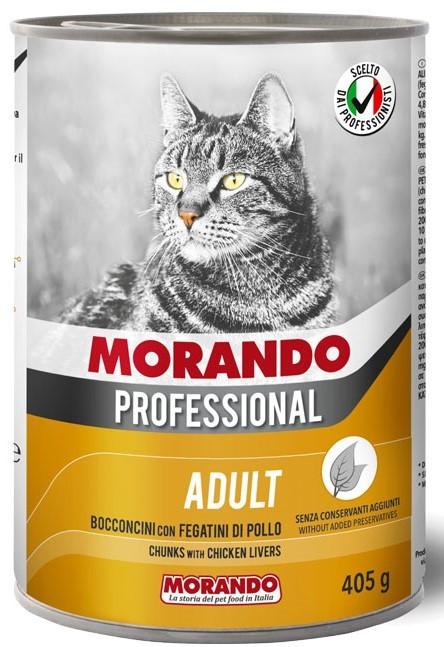 Hrana umeda pentru pisici Morando Professional fegatini di pollo 405g