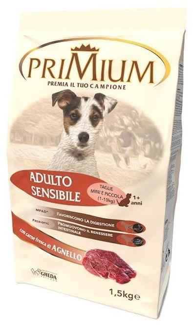 Hrana uscata pentru caini Gheda Primium Adulto Sensible Lamb 1.5kg
