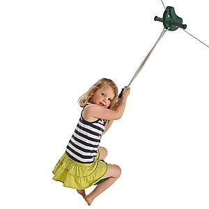 Set pentru joaca PlayPark Tiroliana PARA cu Leagan Monkey