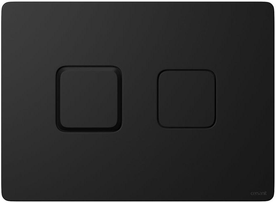 Buton de scurgere Cersanit Accento Square Black