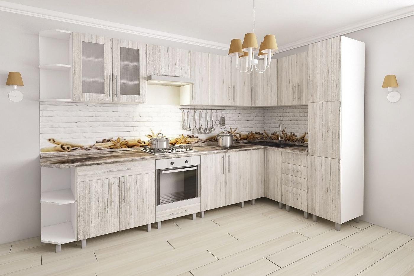 Set mobila bucatarie PS Elit 3.4x1.7 m Cortona
