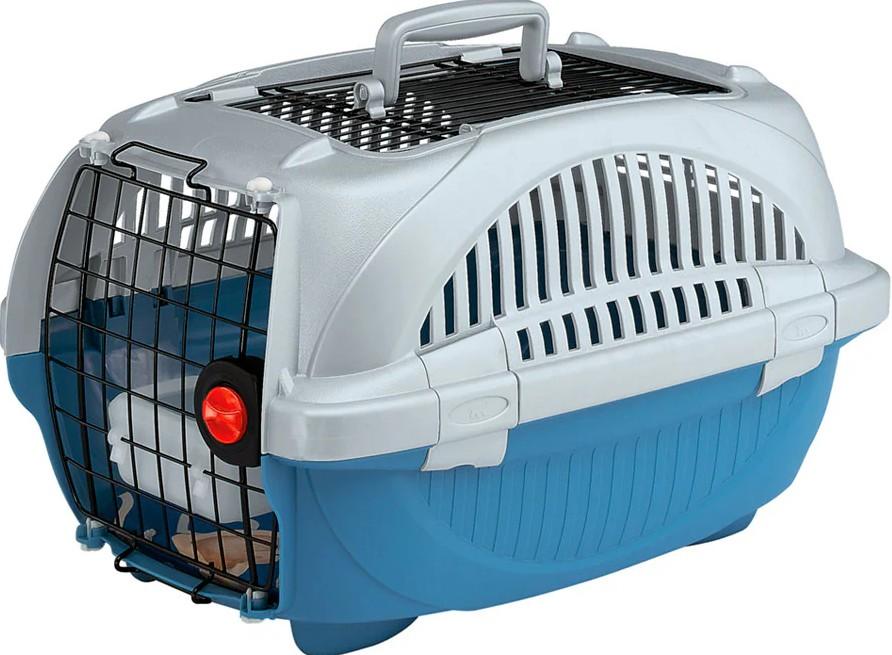 Transportator de pisici Ferplast ATLAS DELUXE 10 OPEN Blue
