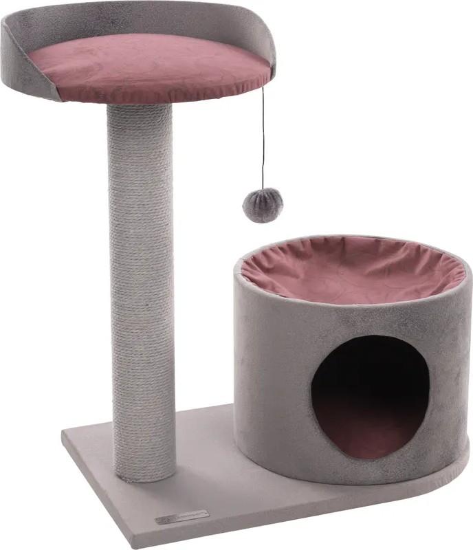 Ansamblu pentru pisici Flamingo KARA Grey/Red