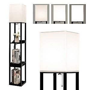 Lampadar Costway EU10062DE-DK Beige/Black