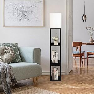 Lampadar Costway EU10062DE-DK Beige/Black