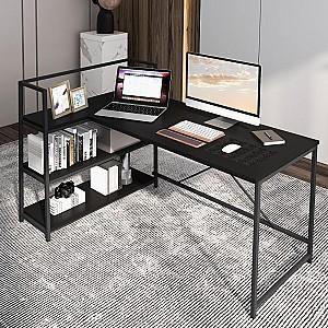 Masa de birou Costway HW67502BK Negru