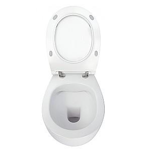 Vas WC Isvea White Matt Sentimenti Clear Rimless