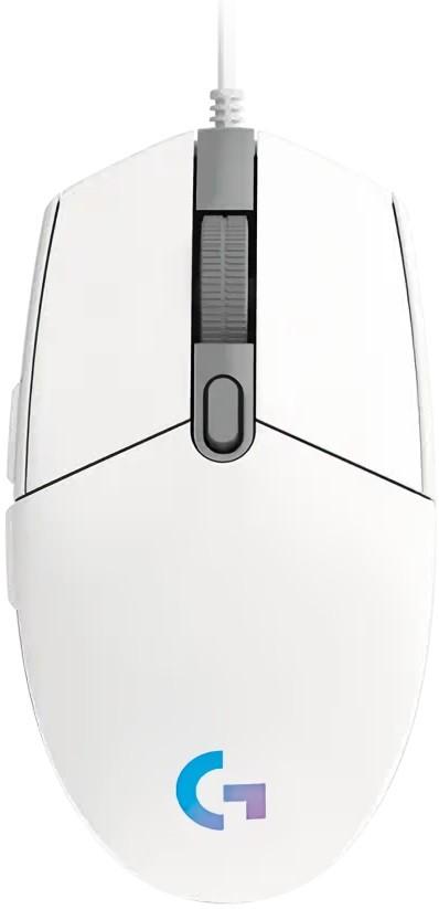 Mouse gaming Logitech G102 Lightsync White