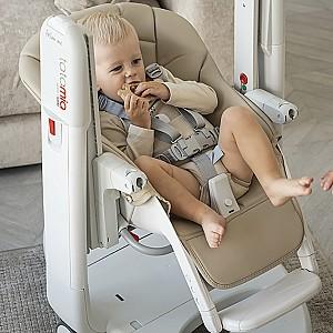 Scaun de masa multifunctional Peg Perego Tatamia Follow Me Wonder Gray