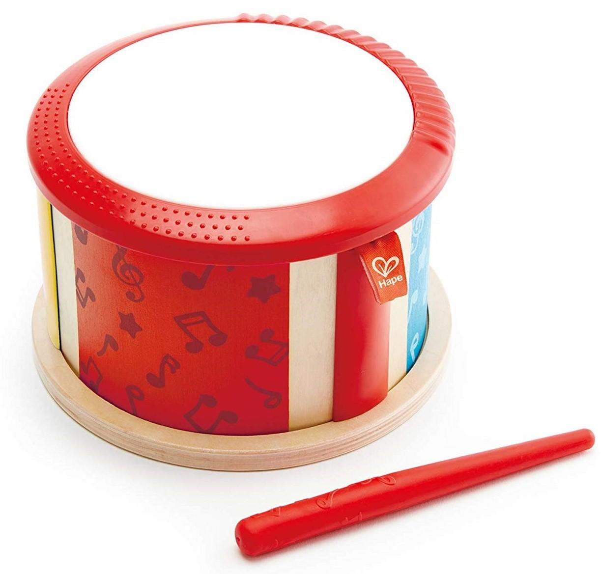 Jucarie bebelus Hape E0608A Double-Sided Drum