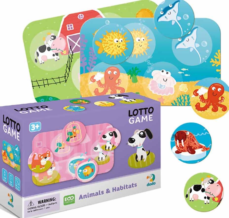 Joc de masa Dodo Animals and Habitats