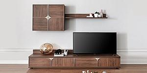 Tumba pentru televizor Dogtas GOLD 220cm Nuc (Maro)