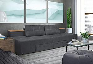 Canapea Modern Rio 2 Alaska 10 Total Eclipse Gri Inchis