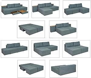 Canapea Modern Rio 2 Alaska 10 Total Eclipse Gri Inchis