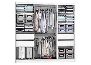 Dulap-cupe Belini Premium MT SZP5/1/B/SR/0/KLP Gri Grafit/Negru