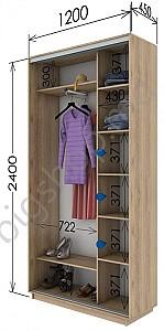 Dulap-cupe Confort-NV 2D PAL (120x45cm)
