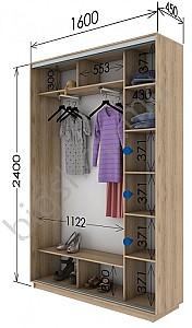 Dulap-cupe Confort-NV 2D PAL (160x45cm)