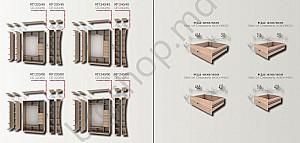Dulap-cupe Confort-NV 2D PAL (180x45cm)