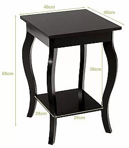 Masuta de cafea, reviste Costway HW65646CF-2 Maro