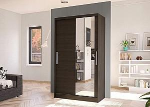 Dulap-cupe Space Meble Costa VI 100x200x58 Ciocolata