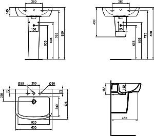 Lavoar baie Ideal Standard Tempo T056401