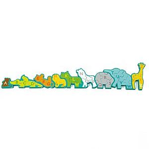Puzzle Hape Parada animalelor (E1627)